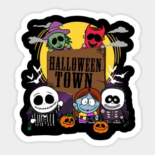 Halloween Town Sticker